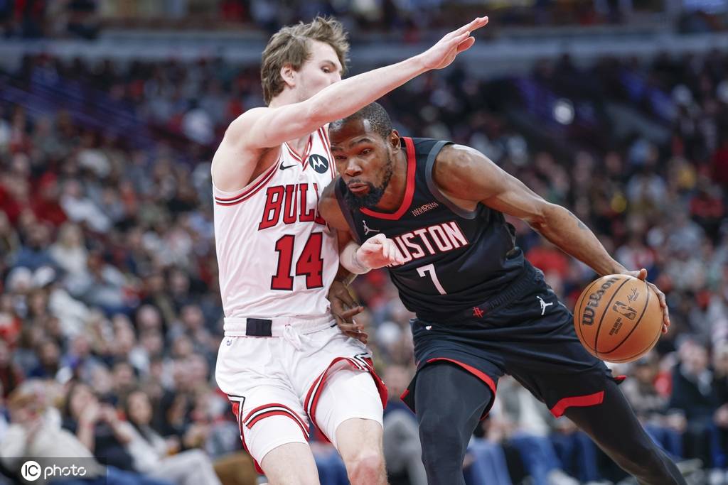 杜兰特空砍40分申京33+13+10 谢泼德13分火箭不敌公牛